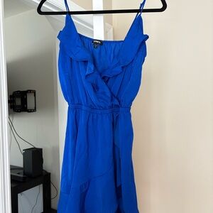 Express royal blue dress